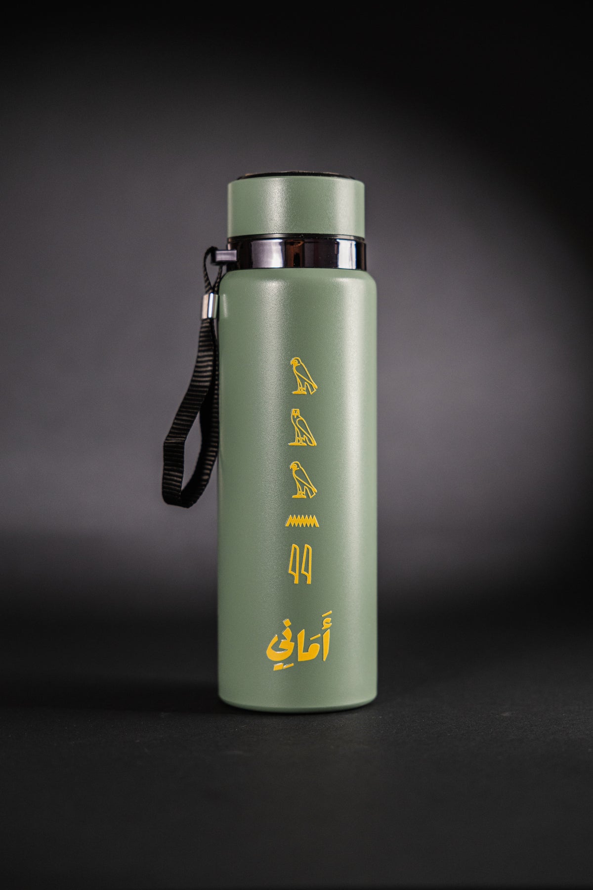 Grey Smart Digital Thermos 800ml Bottle