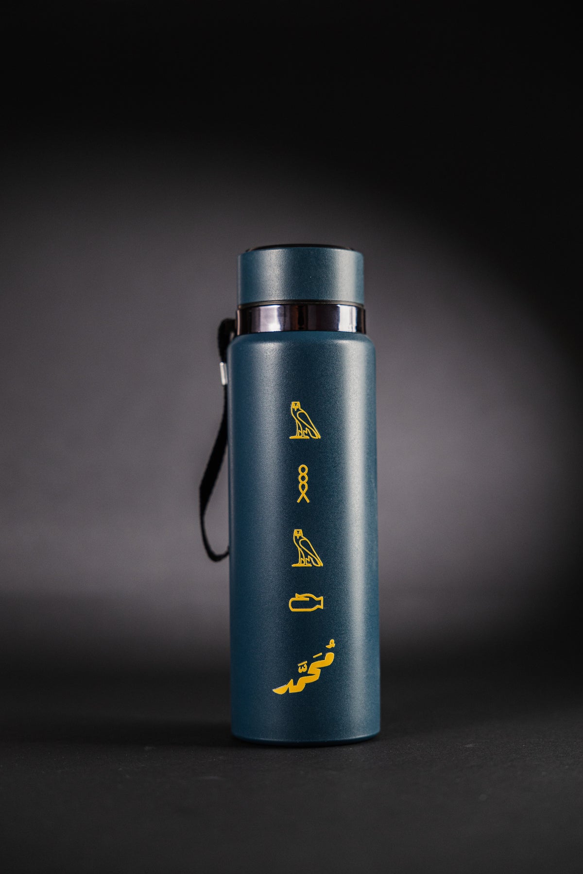 Grey Smart Digital Thermos 800ml Bottle