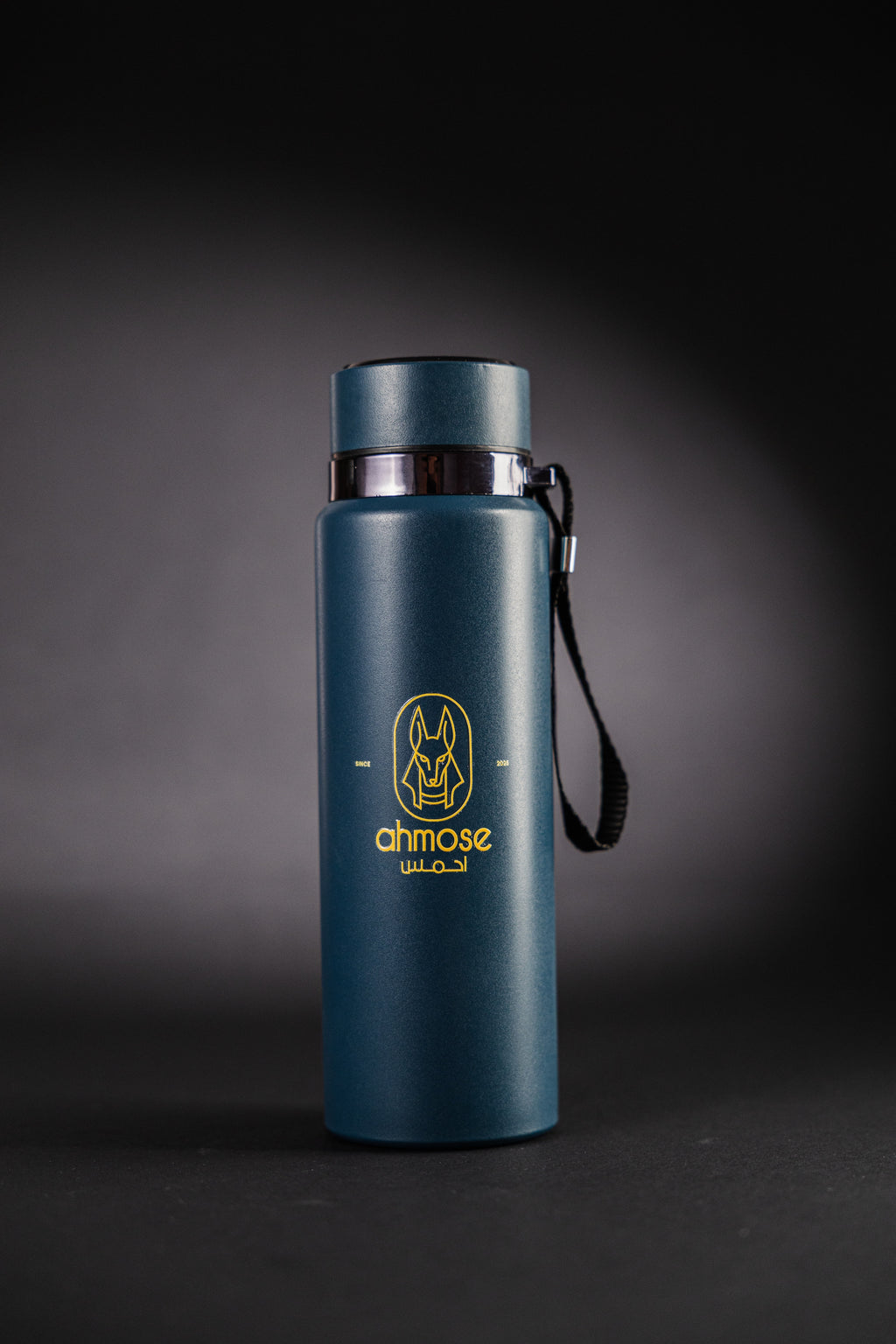 Navy Smart Digital Thermos 800ml Bottle