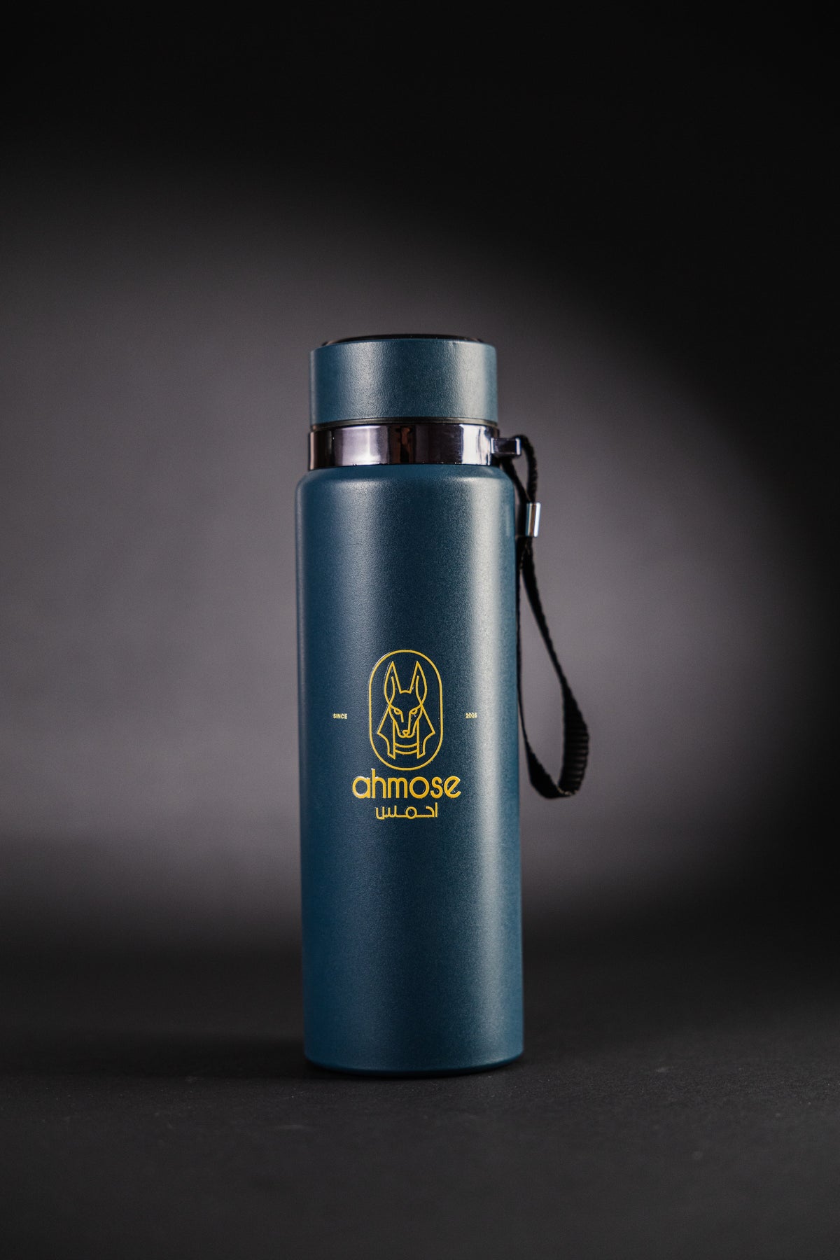 Navy Smart Digital Thermos 800ml Bottle