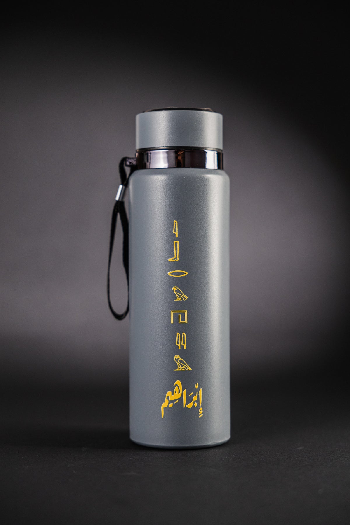 Grey Smart Digital Thermos 800ml Bottle