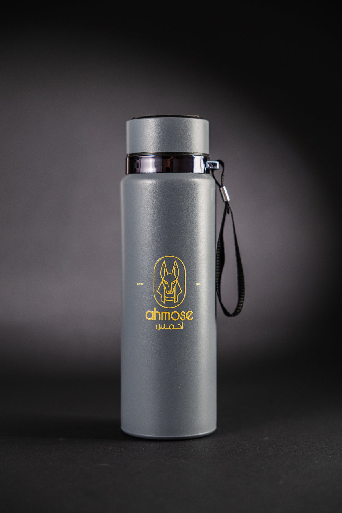 Grey Smart Digital Thermos 800ml Bottle