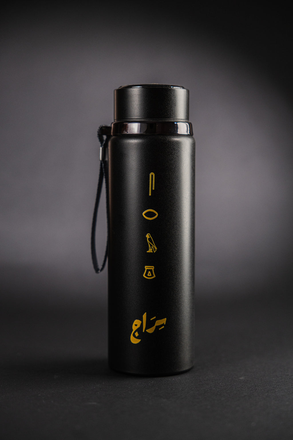 Black Smart Digital Thermos 800ml Bottle